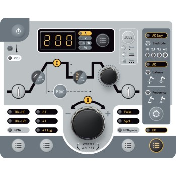 GYS - PROTIG 201 AC/DC HF FV | Equipo de soldar sin accesorios