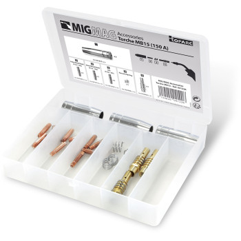 Cofre de accesorios para antorcha mig MB 15 150A