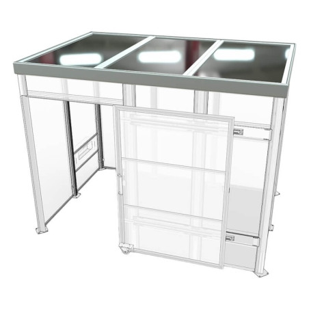 Módulo de techo para cabina láser 3x2m