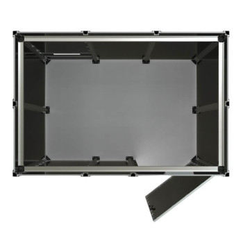Class 4 laser welding booth - 3x3m with hinged door
