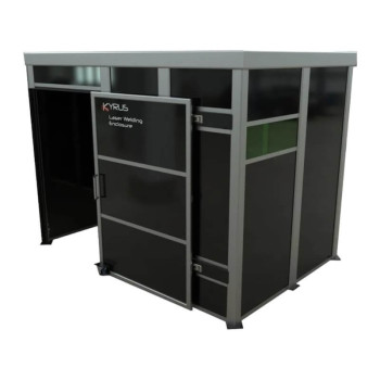 Cabina de soldadura láser clase 4 - 3x3m con puerta corredera