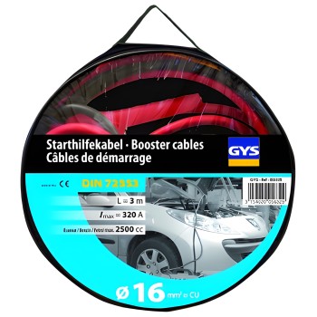 CABLES DE ARRANQUE 320A - 16MM2 - 3M