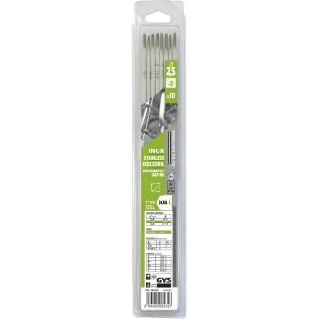 Pack de 10 electrodos INOX 308L Ø 2,5 mm GYS