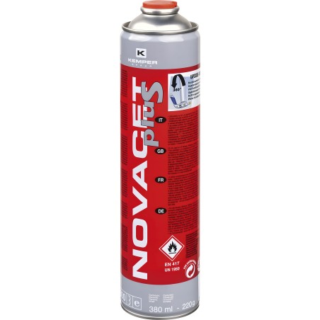 Cartucho de gas Novacet todas posiciones - 380 ml