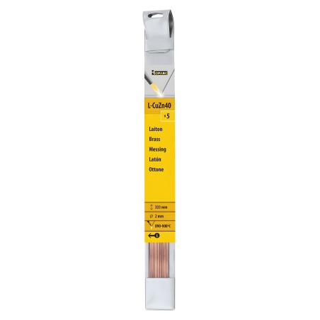 5 brass rods Ø2.0 (L.333mm)