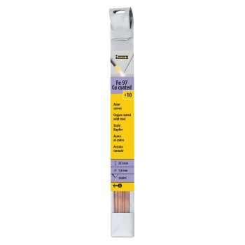 10 varillas de acero cobrizado Ø1.6 (L.333mm)