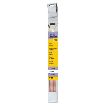 10 varillas acero cobrizado Ø2.0 (L.333mm)