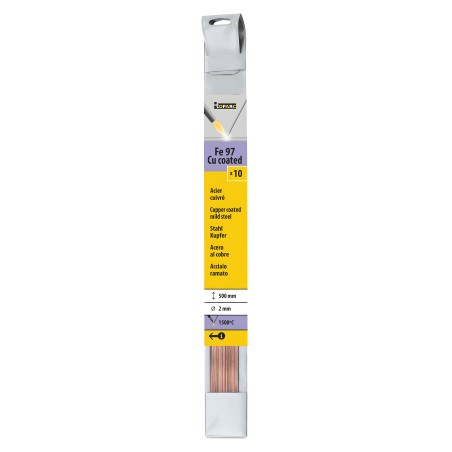 10 varillas acero cobrizado Ø2.0 (L.500mm)