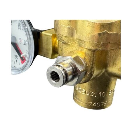 Flujómetro para botella desechable de gas inerte (Argón y Argón +CO²)