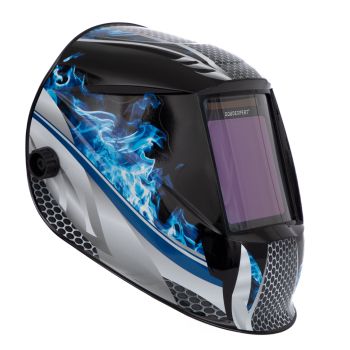 SOUDEXPERT ELITE XXL TC Blue Welding Helmet