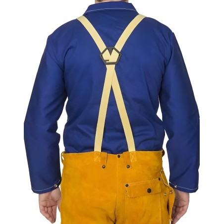 Pantalón de cuero de cuero de vacuno