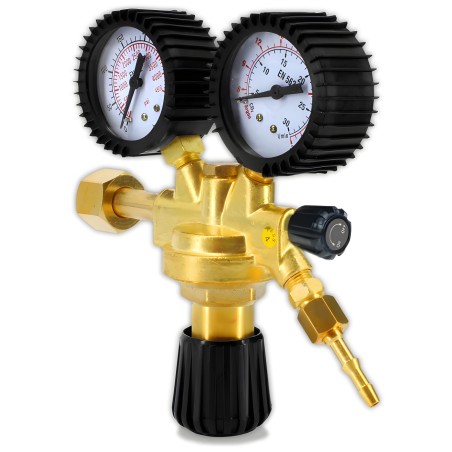 Regulador para botella de gas Argón puro y Argón/CO2
