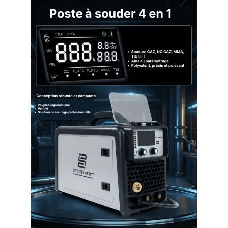 SOUDEXPERT - Soldadora PROMIG Multiprocesos 180A