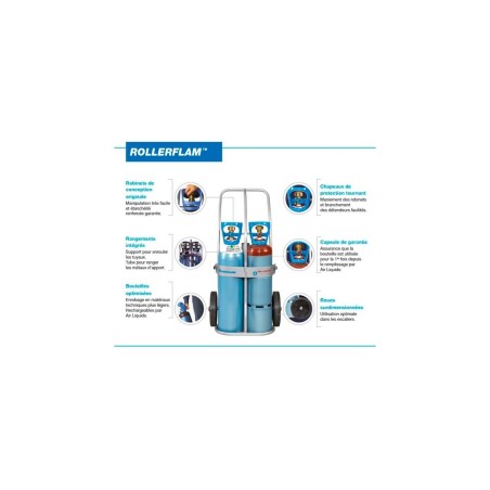 Air Liquide l Equipo de soldadura Oxy-Acé ROLLERFLAM