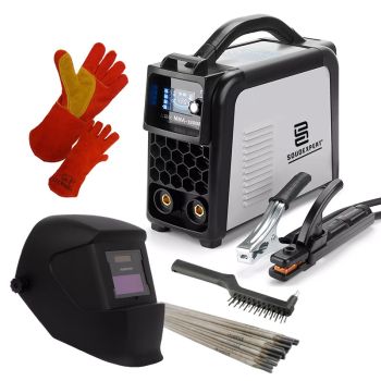 PACK PROMO Equipo de soldadura MMA 120A con 4 accesorios