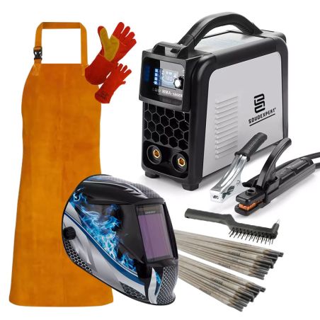 PACK PRO MMA Soldadora MMA 180A
