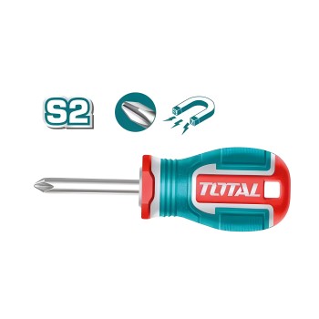 Destornillador corto Phillips TSDPH2038 | PH2 x 38 mm
