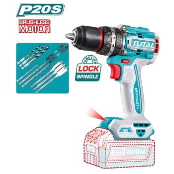 Taladro percutor brushless a batería TIDLI209681 | 20 V