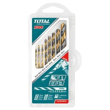 Juego de 8 brocas para metal TACSD0801 | HSS