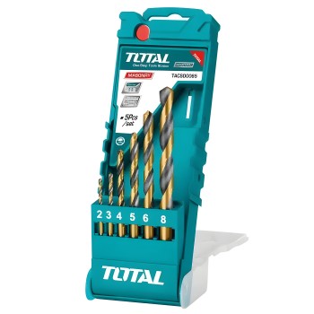 Juego de 6 brocas para metal TACSD0065 | HSS