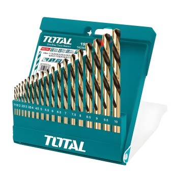 Juego de 19 brocas para metal TACSD0195 | HSS