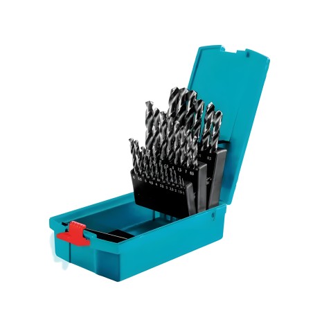 Juego de 25 brocas para metal TACSD0251 | HSS