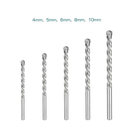 Juego de 5 brocas para porcelana TACSD7156 | HSS