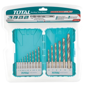 Juego de 15 brocas para metal TACSDL51501 | HSS