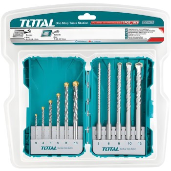 Juego de 11 brocas SDS Plus para hormigón TACSDL31101 | HSS