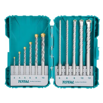 Juego de 11 brocas SDS Plus para hormigón TACSDL31101 | HSS