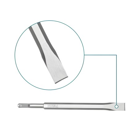 Cincel SDS PLUS TAC15121411 | 250 x 20 mm | Cromo-molibdeno (Cr-Mo)