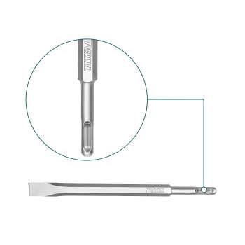 SDS PLUS chisel TAC15121411 | 250 x 20 mm | Chrome-molybdenum (Cr-Mo)