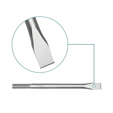 Cincel SDS MAX TAC15221821 | 400 x 25 mm | Cromo-molibdeno (Cr-Mo)