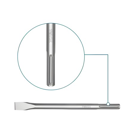 Cincel SDS MAX TAC15221822 | 400 x 50 mm | Cromo-molibdeno (Cr-Mo)