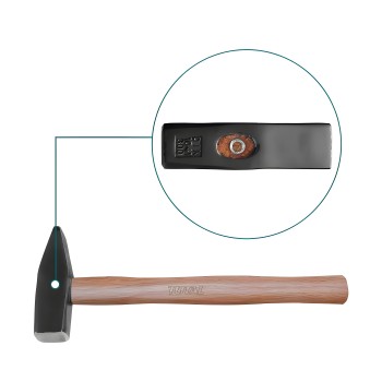 Martillo de cerrajero  THTW71300 | 300 gr | Mango de madera