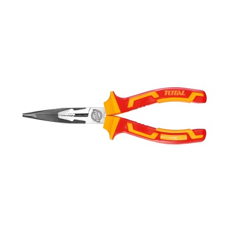 Insulated long flat-nose pliers  THTIP23 | 200 mm | Chrome-vanadium (Cr-V)