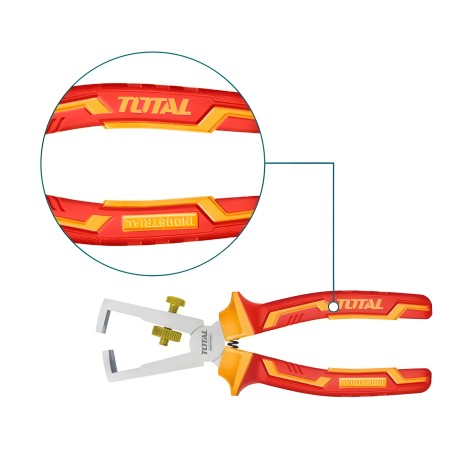 Alicate pelacables aislado THTIP2661 | 160 mm | Cromo-vanadio (Cr-V)