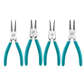 Juego de 4 alicates para circlips THT114041 | 180 mm