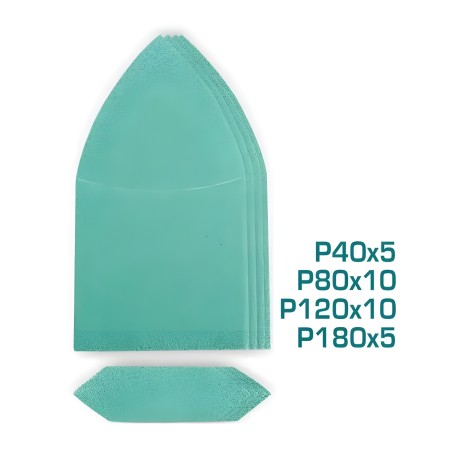 Juego de 60 hojas abrasivas para lijadora delta TAC938660