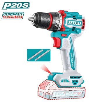 Taladro atornillador brushless a batería TDLI206681 | 20 V