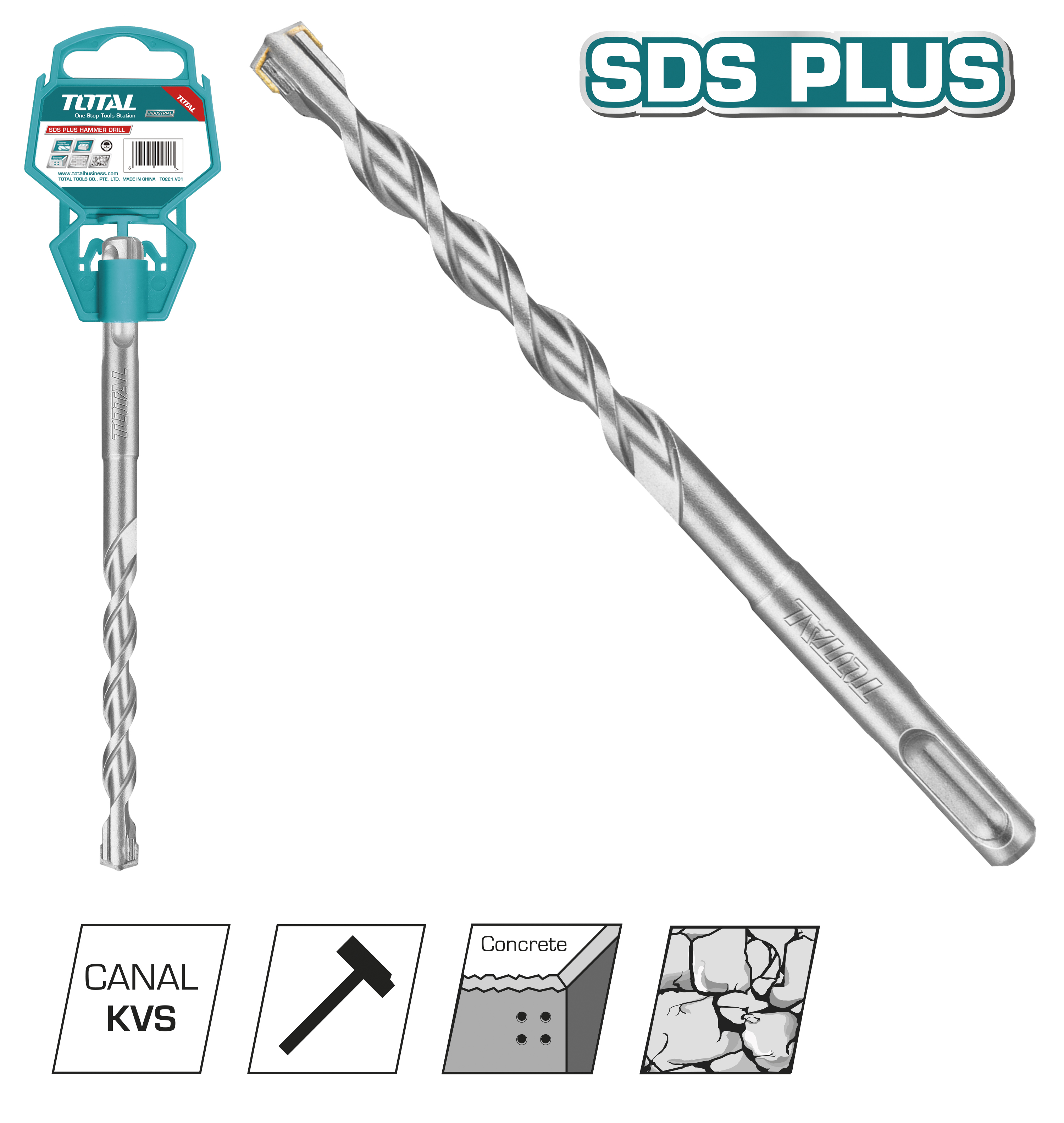 Broca SDS Plus TAC31 | Ø14 x 310 mm | SDS Plus