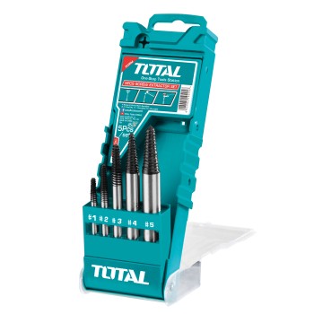 Juego de 5 brocas extractoras de tornillos TACSE0056 | HSS