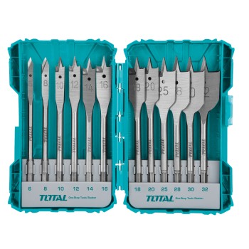 Juego de 12 brocas para madera TACSDL1201 | HSS