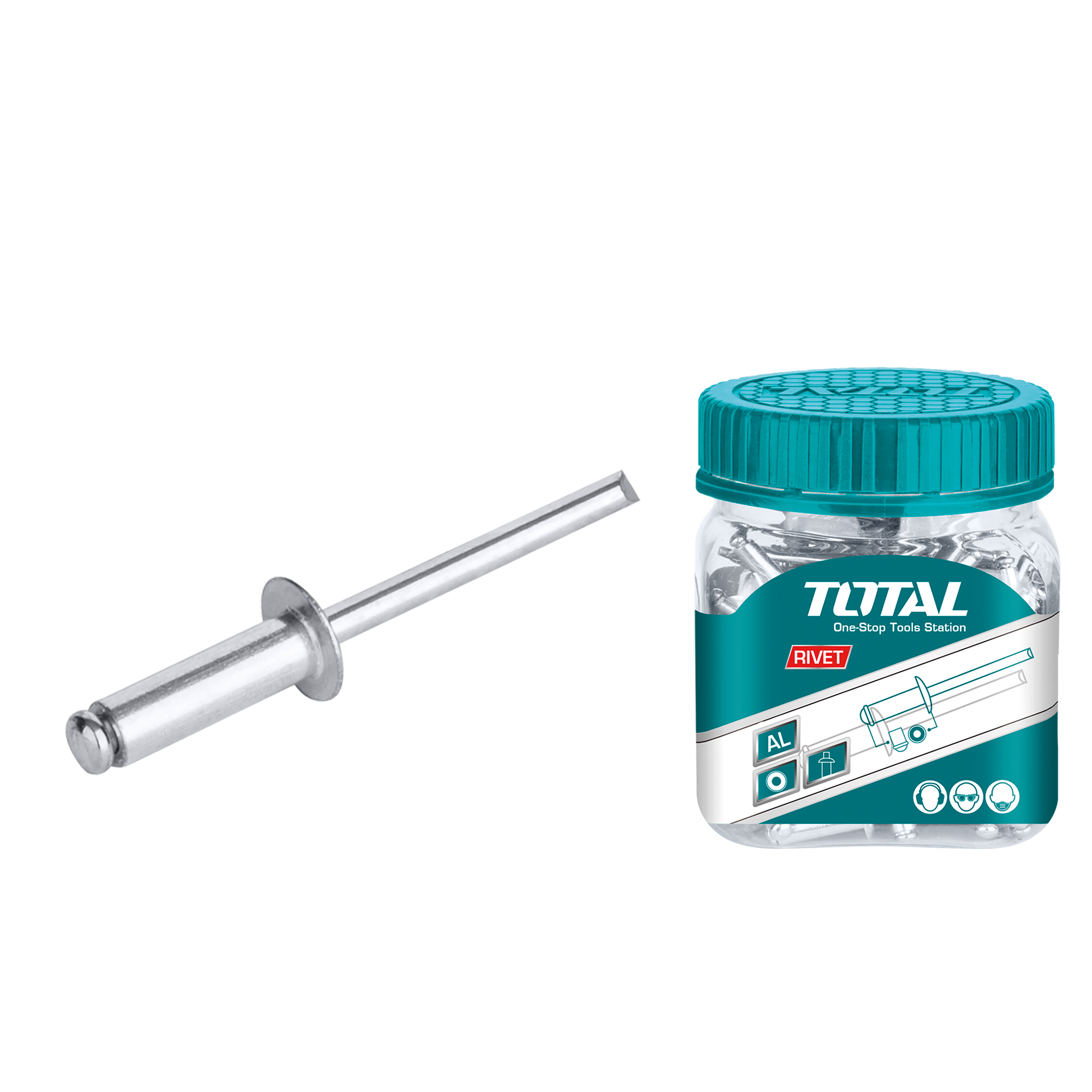 Remaches WJRT | 3,2 x 8 mm | Aluminio