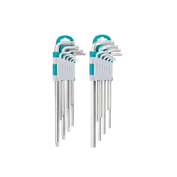 2 juegos de llaves Allen y Torx THT106KT0181 | Cromo-vanadio (Cr-V)