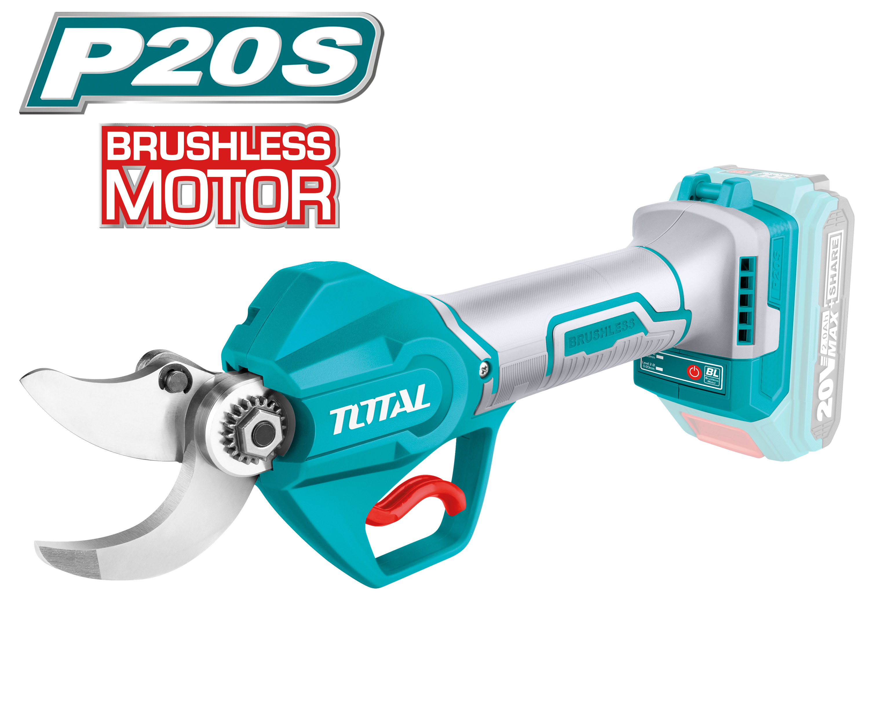 Tijeras de podar brushless a batería TSSLI20308 | 20 V