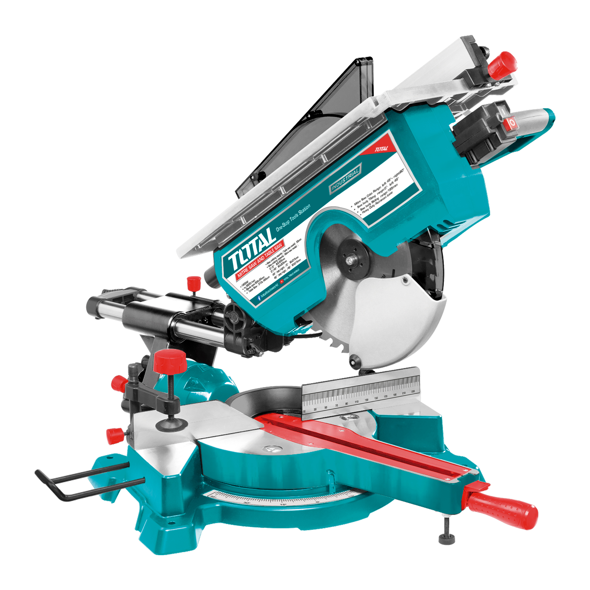 Sierra radial de inglete TMS43183051 | 1800 W - Ø 305 mm