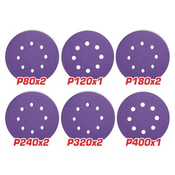 Set of round abrasive sheets TAC73150102 | Ø150 mm