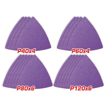Juego de hojas abrasivas para lijadora multifunción TAC78080202