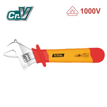 Llave inglesa aislada de ajuste rápido THIADW | 200 mm | Cromo-vanadio (Cr-V)